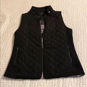 41 Hawthorn Black Quilted Zip-Up Vest